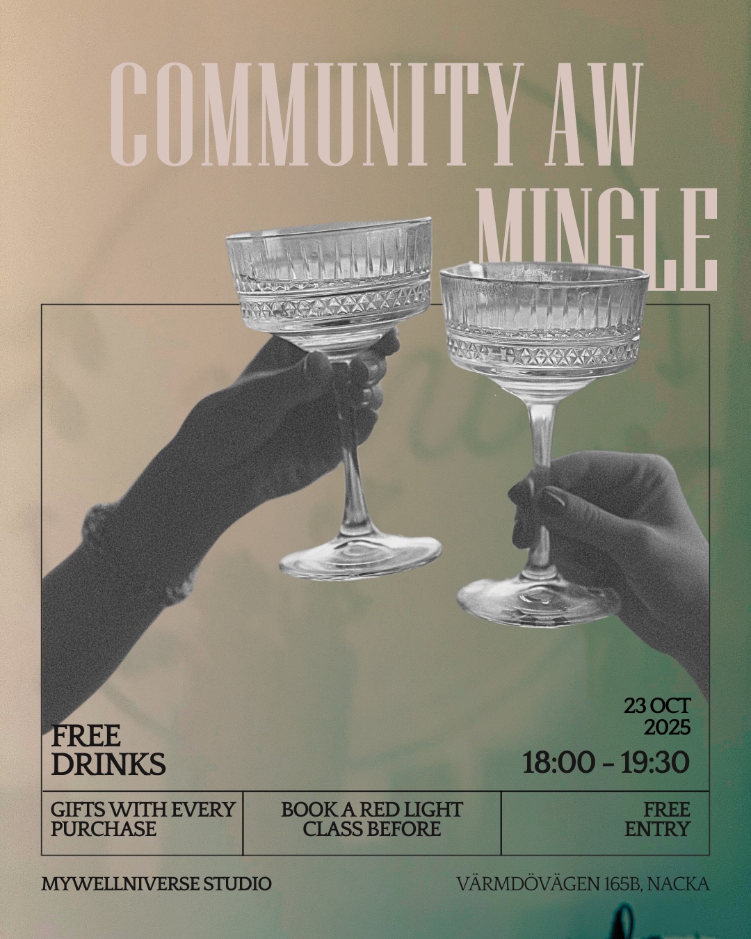 Community AW Mingle at the Studio