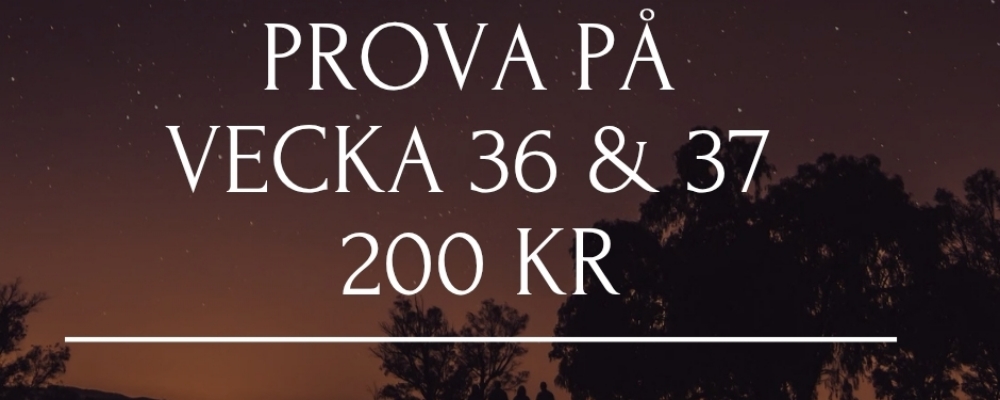 200 kr PROVA PÅ Hot Yinyoga