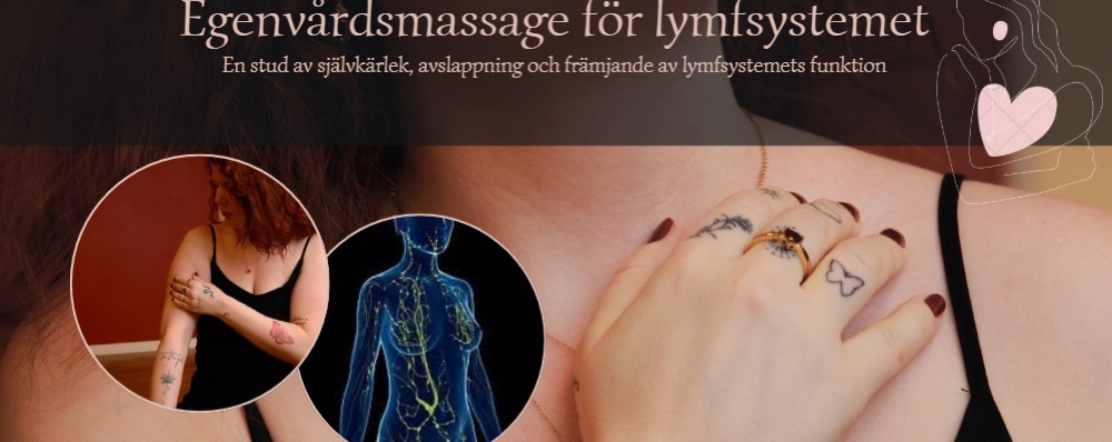 Egenvårdsmassage för lymfsystemet