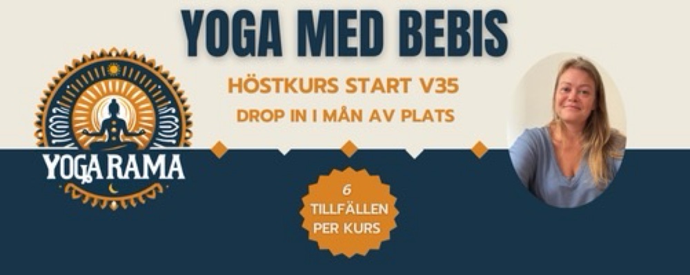 Yoga med bebis, 6 ggr, på med Amanda