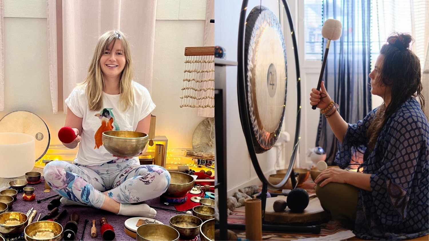 Aw soundbath relax into the weekend with Mimmi and Anna