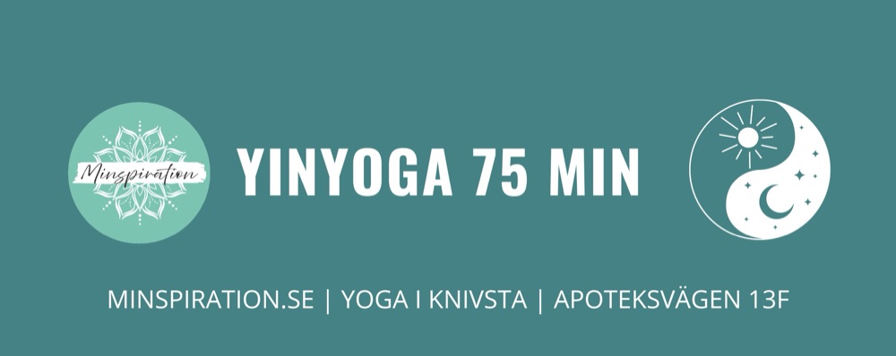 Yinyoga 75 min, söndag PROVA PÅ PRIS