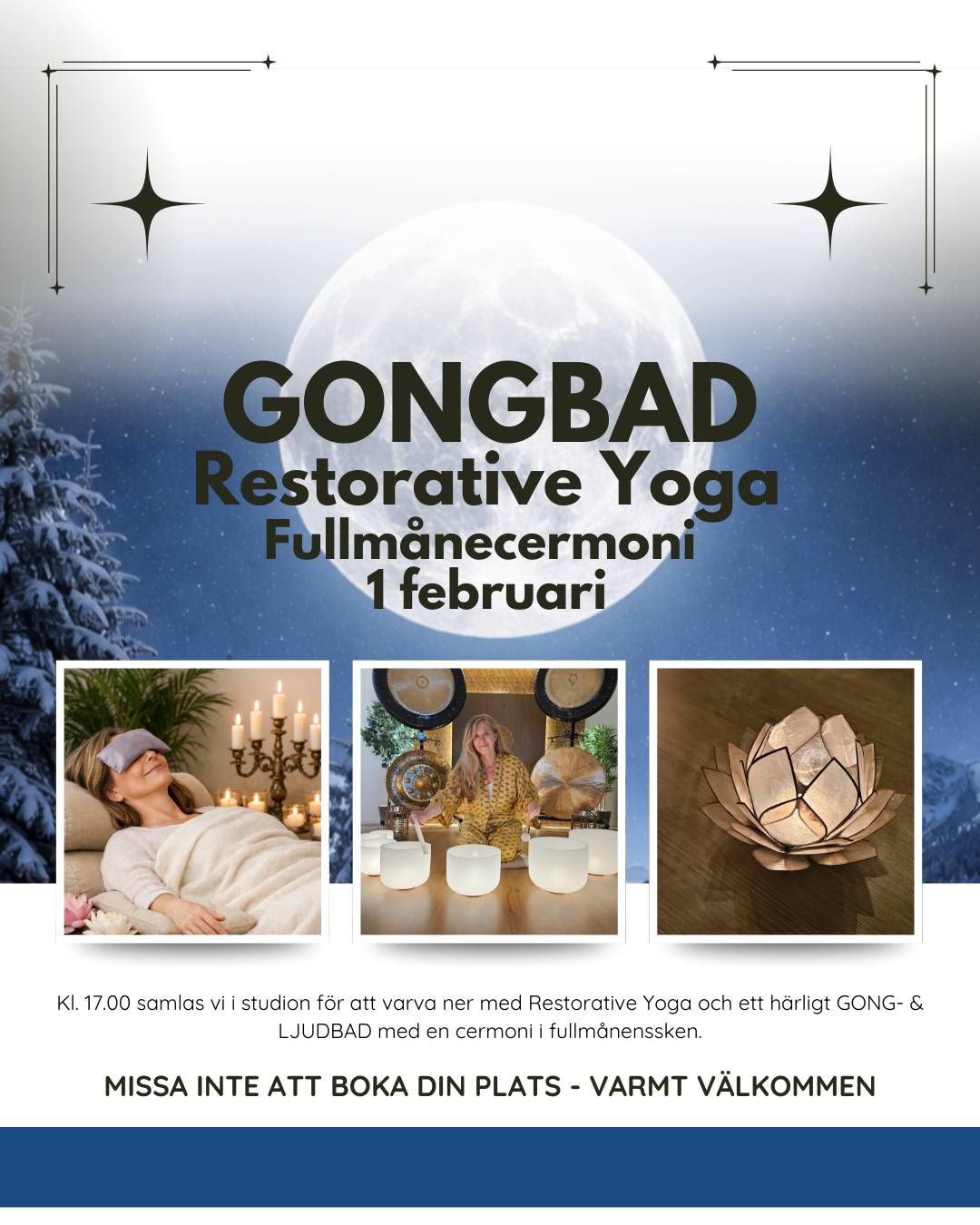 Gongbad en ljudresa för kropp och själ i fullmånens sken