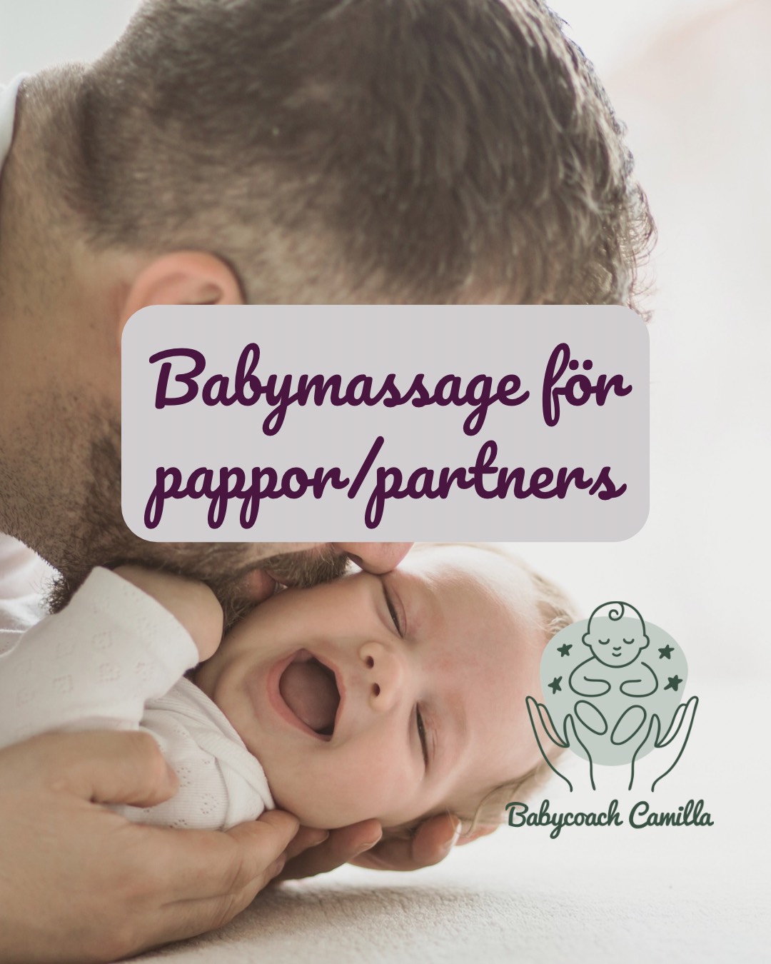 Babymassage för pappor/partners