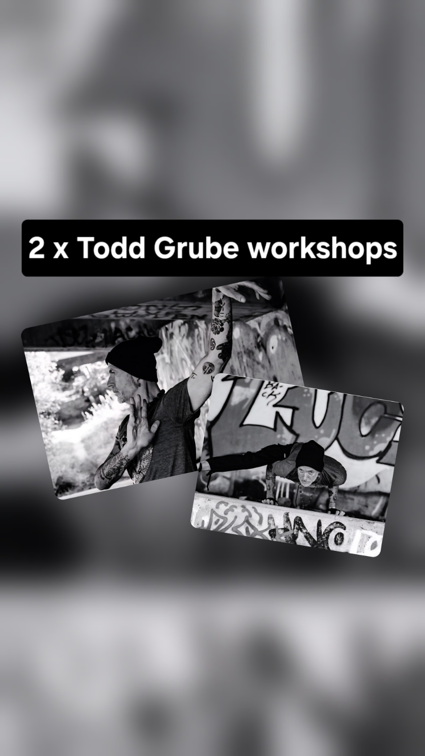 2 st inspirerande workshops med Todd Grube