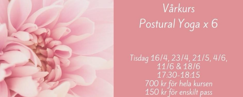 Vårkurs Postural Yoga 6 x 45 min