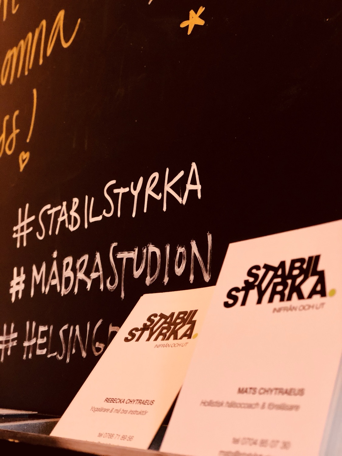 Stabilstyrka - Vi som är på G