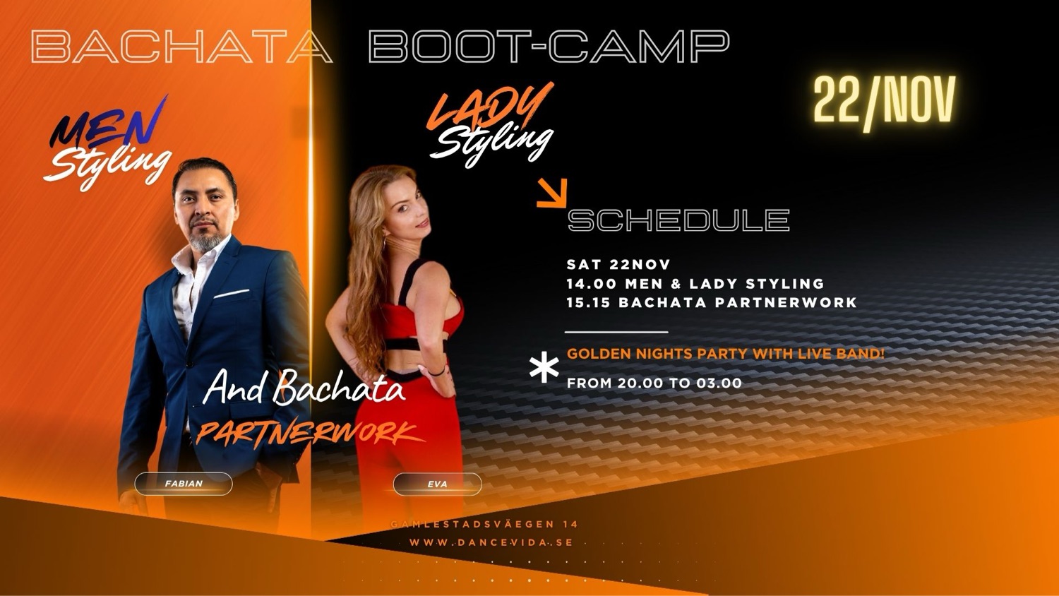 Bachata Boot‑Camp – Men & Lady Styling + Partnerwork