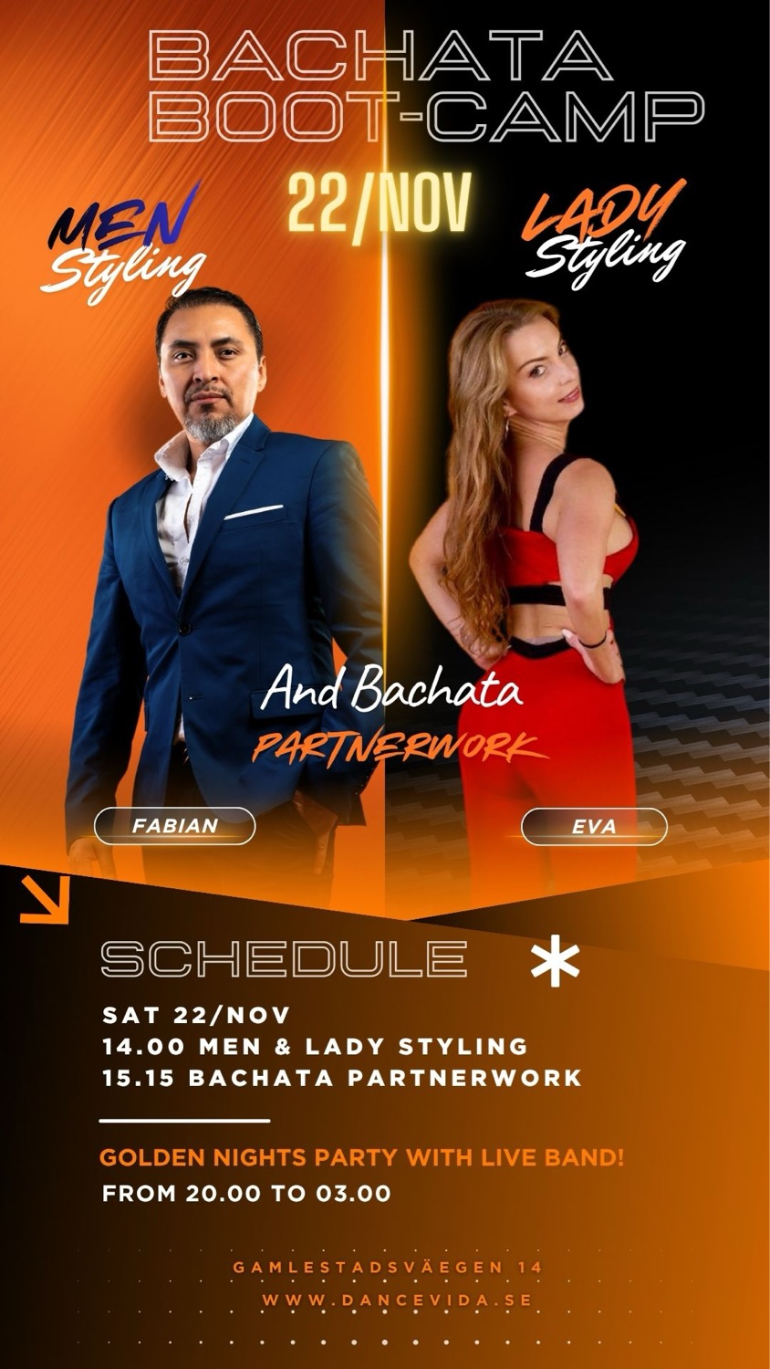 Bachata Boot‑Camp – Men & Lady Styling + Partnerwork