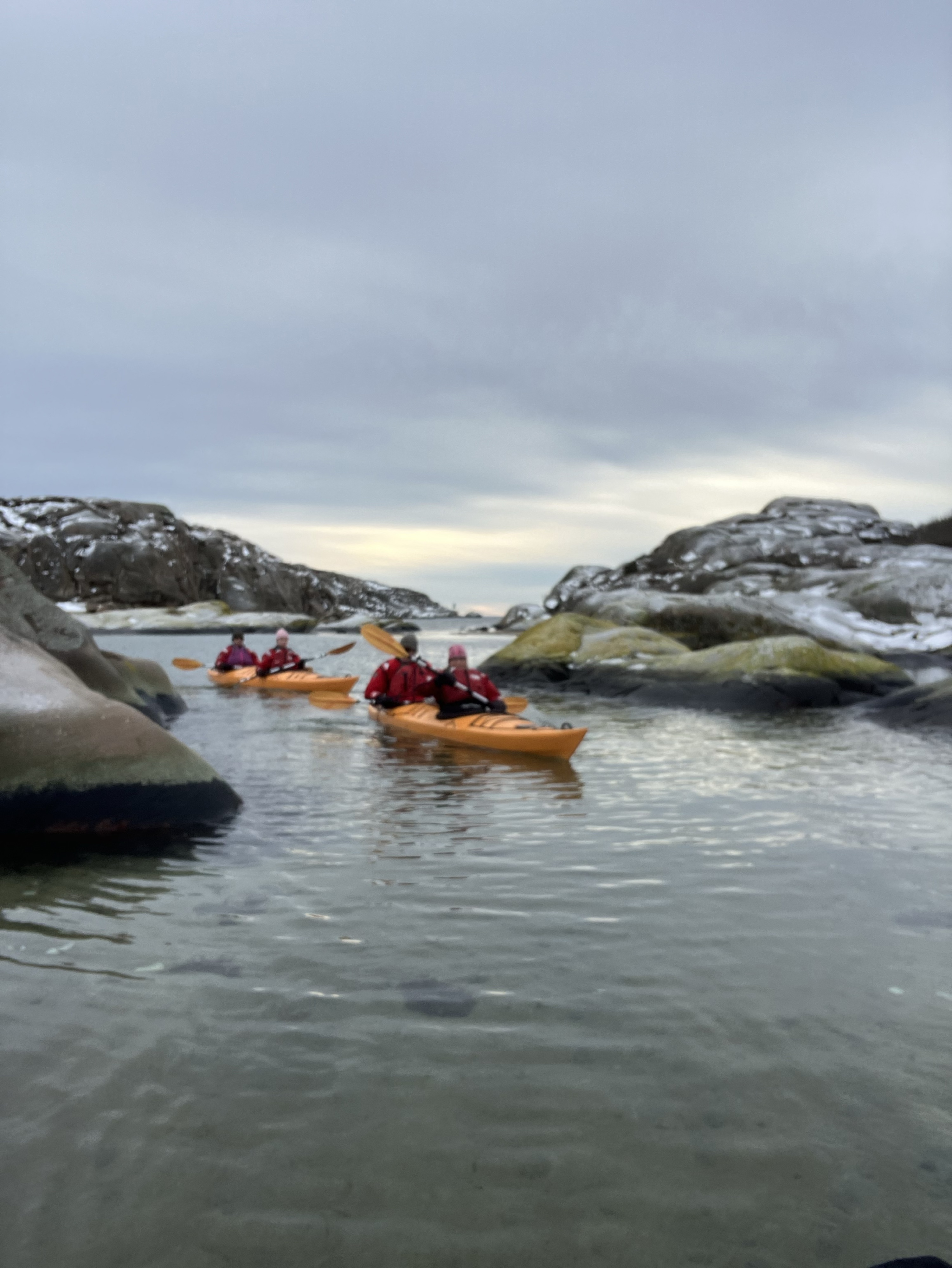 Vinterpaddling i Kornöarkipelagen