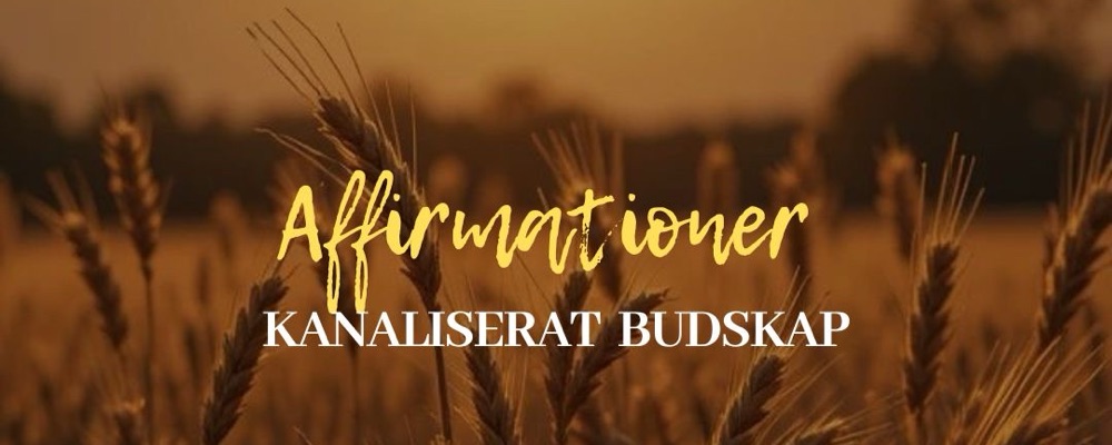 Affirmationer kanaliserat budskap övningspris @ SEK 111.00