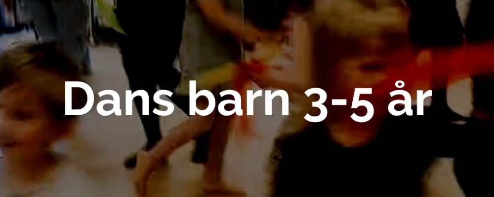 DANS barn 3-5år onsdagar kl17.00-17.45. 10 tillf. Start 17/9