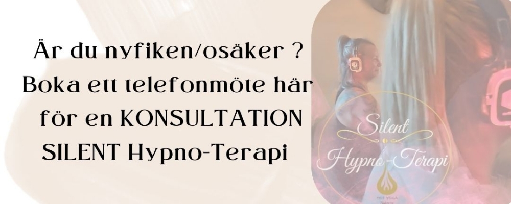 Nyfiken? Vill du lyssna på 3 min SILENT HypnoTerapi