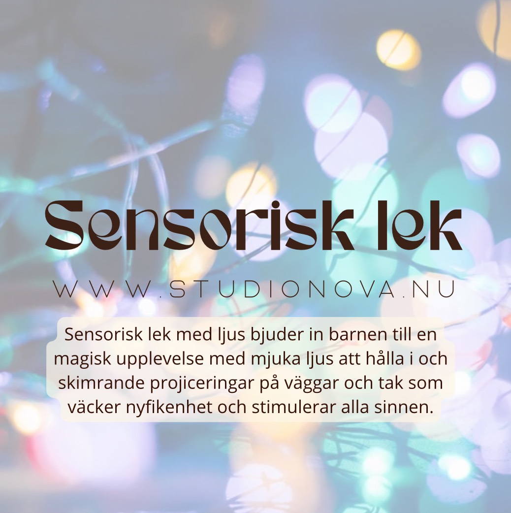Sensorisk lek med ljus