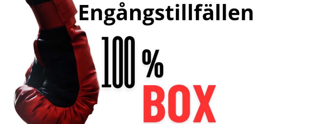 💯% BOX onsdagar  Engångstillfällen / Klippkort