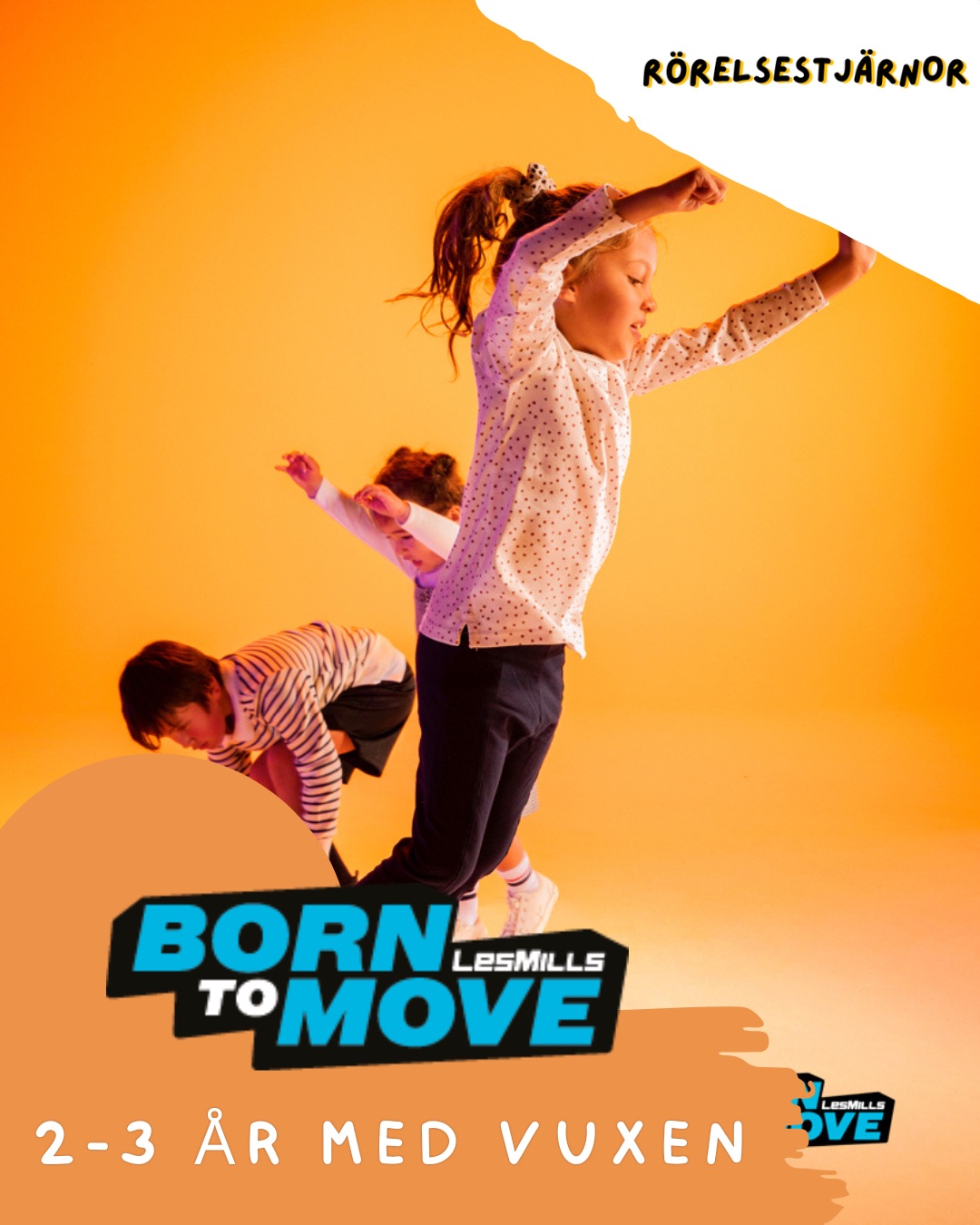 Born To Move 2-3 år + vuxen (Les Mills)