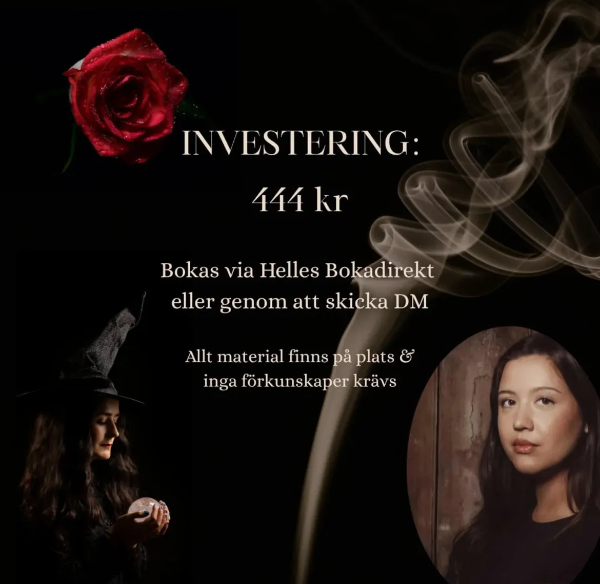 Spell jars & tarotkväll med Helle och Melina