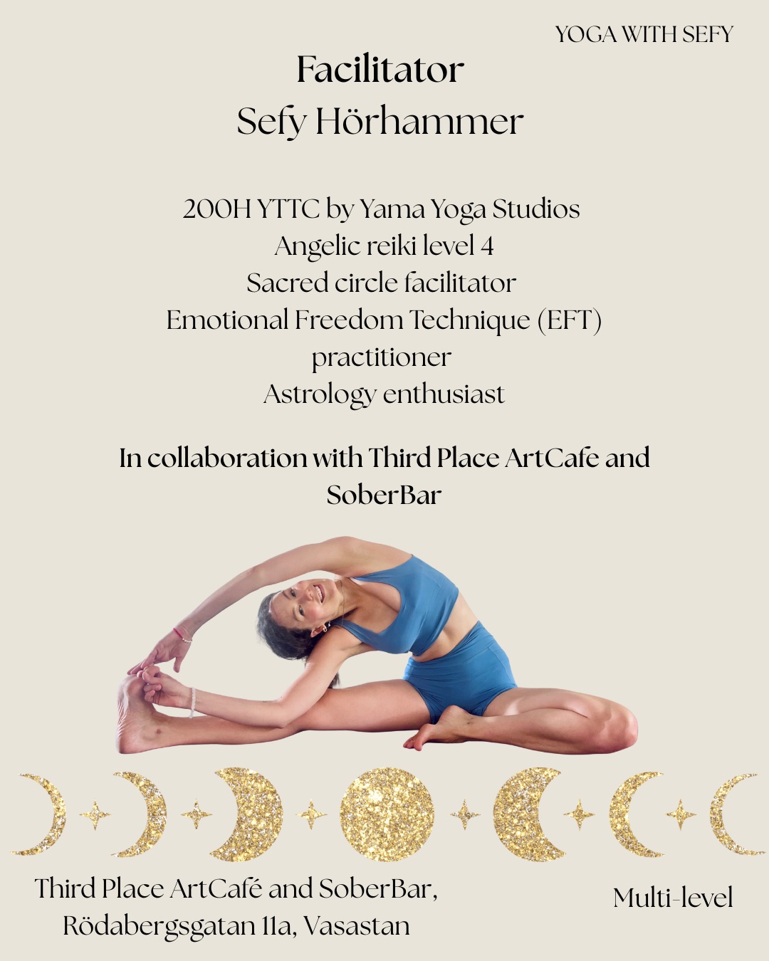New moon in Libra- yoga class and community event for women