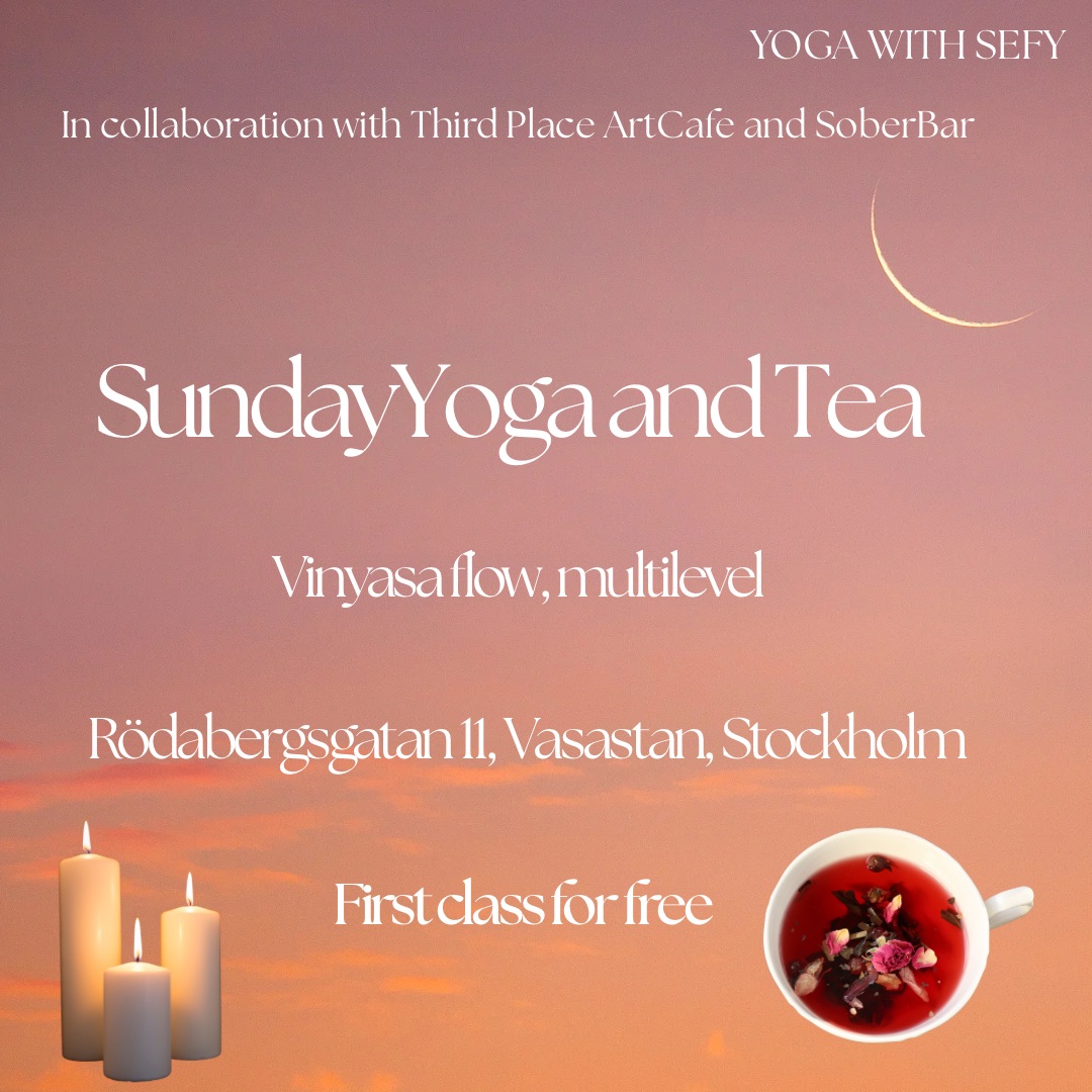 Sunday yoga and tea in Vasastan