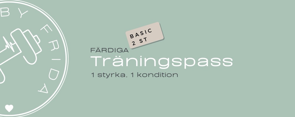 Färdigt träningsschema boost basic