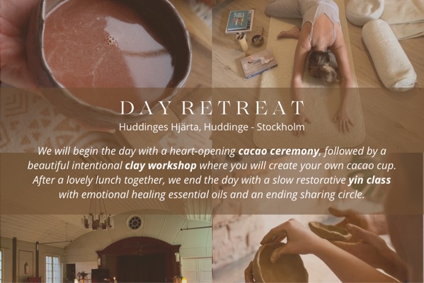 Slow down with cacao, clay & yin - 1 day retreat