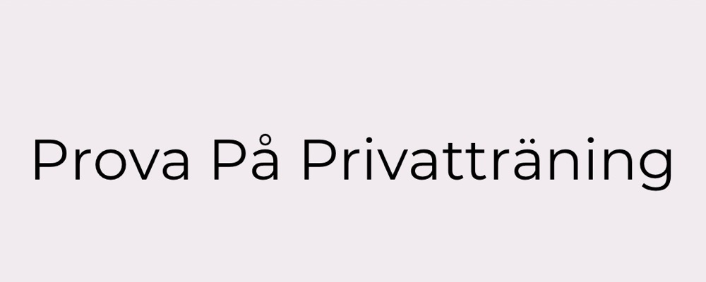 Pilates Privat Prova På