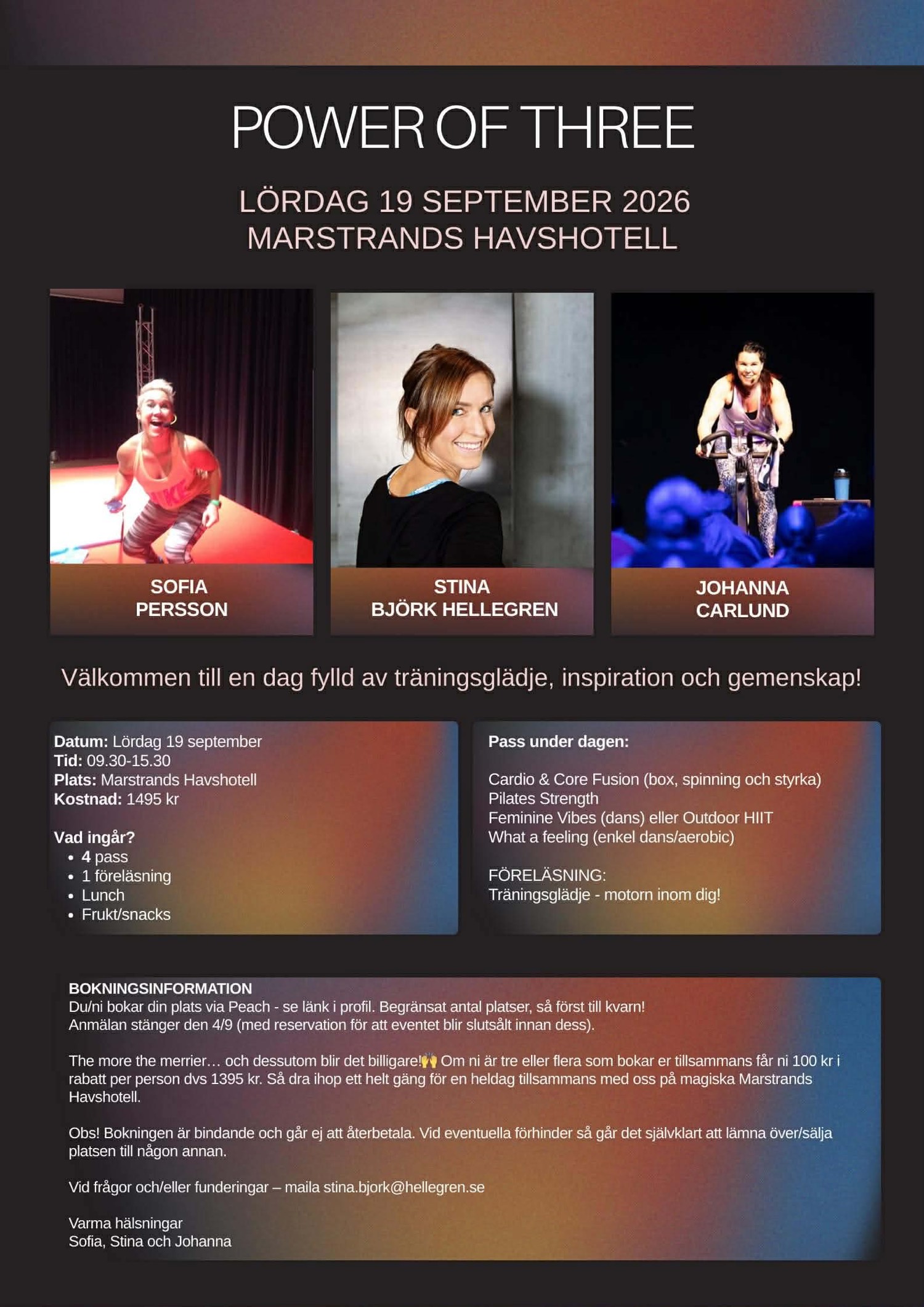 TRÄNINGSEVENT - 19 sept Marstrand