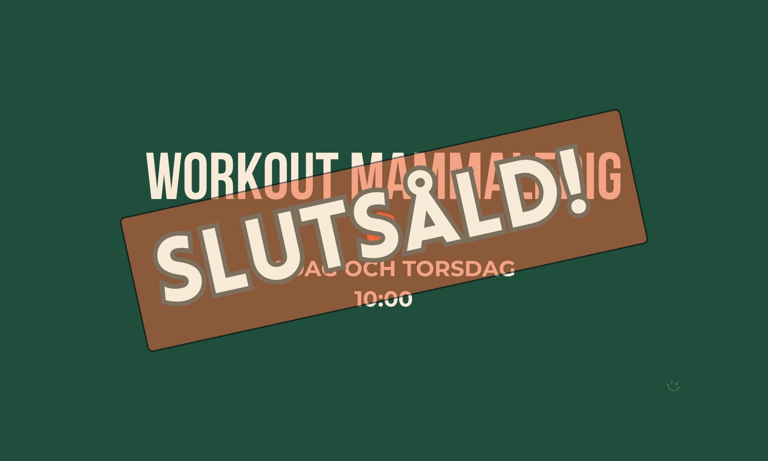 Workout Mammaledig Tisdag + Torsdag 10:00