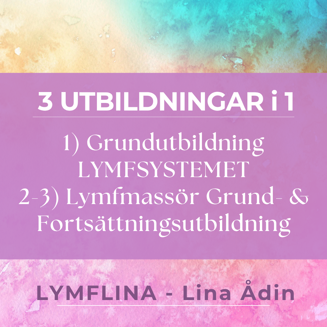 Yrkesutbildning Lymfmassör + Grundutbildning Lymfsystemet