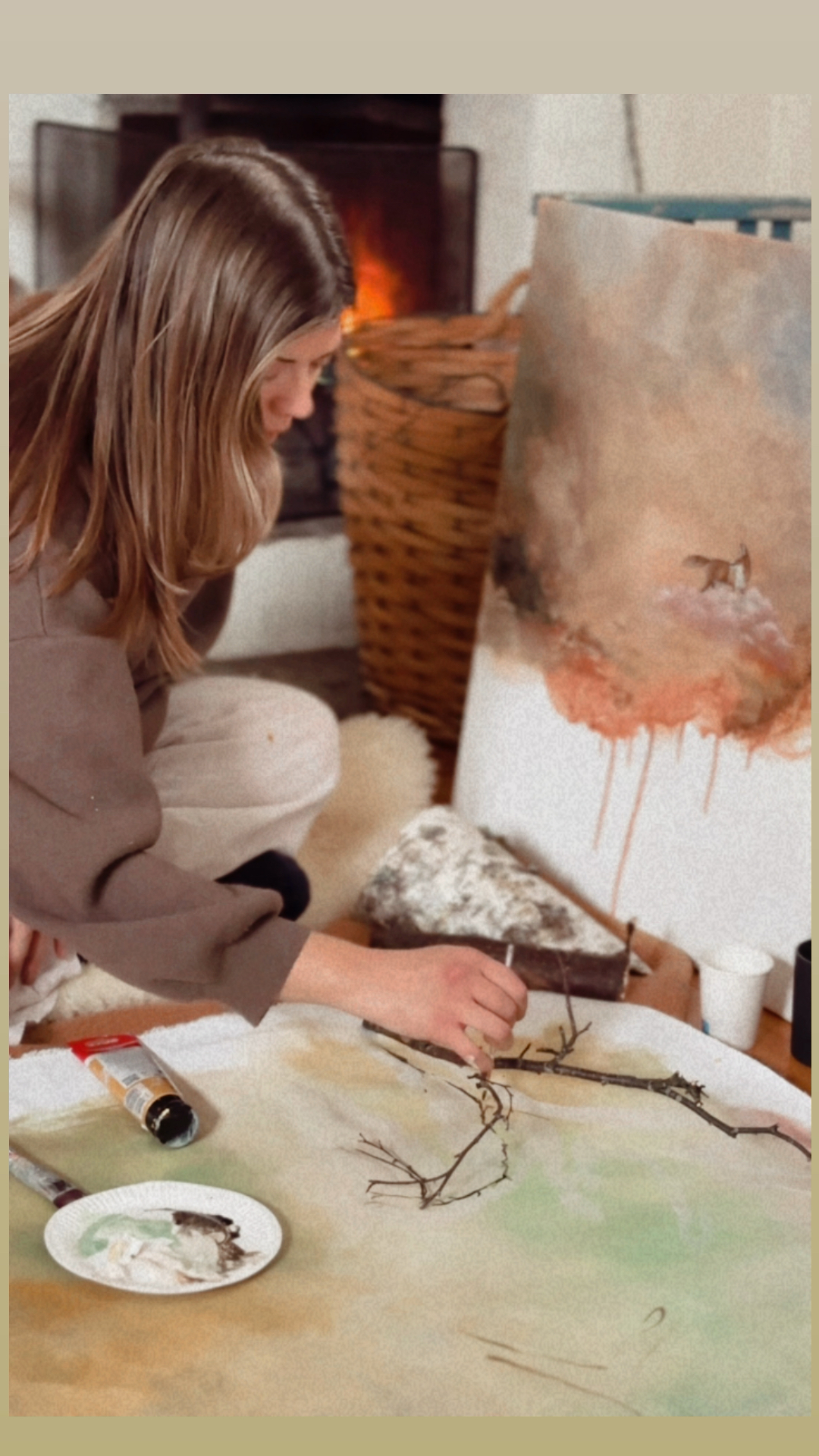 Yin & Paint – Stillhet & kreativt flöde 🎨🌿