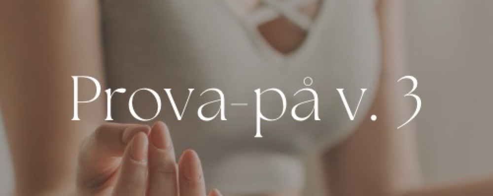 Prova - Morning Soft flow & Yin med Pernilla