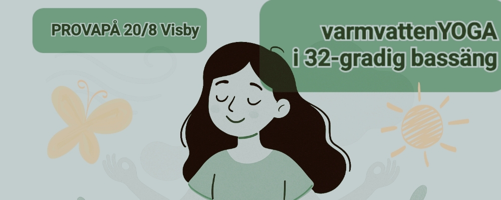 PROVA-på VATTENYOGA Visby unikt tillfälle 20/8