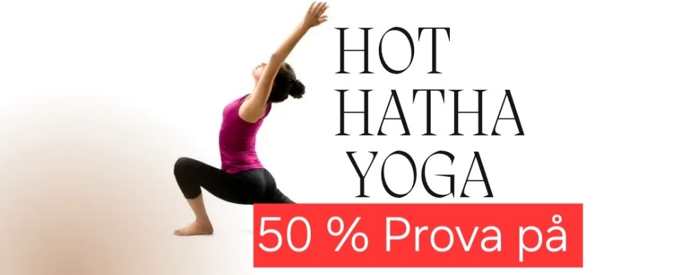 Prova på 50 % Hot Hatha NYBÖRJAR Yoga Drop-in/ Klippkort