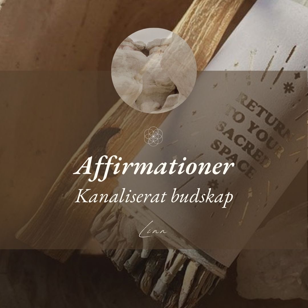 Affirmationer kanaliserat budskap @ SEK 222.00