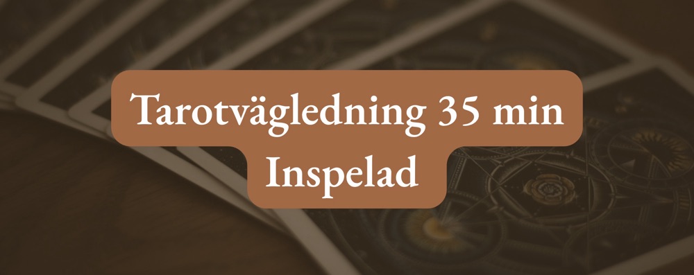 Tarotvägledning 35 min (inspelad)