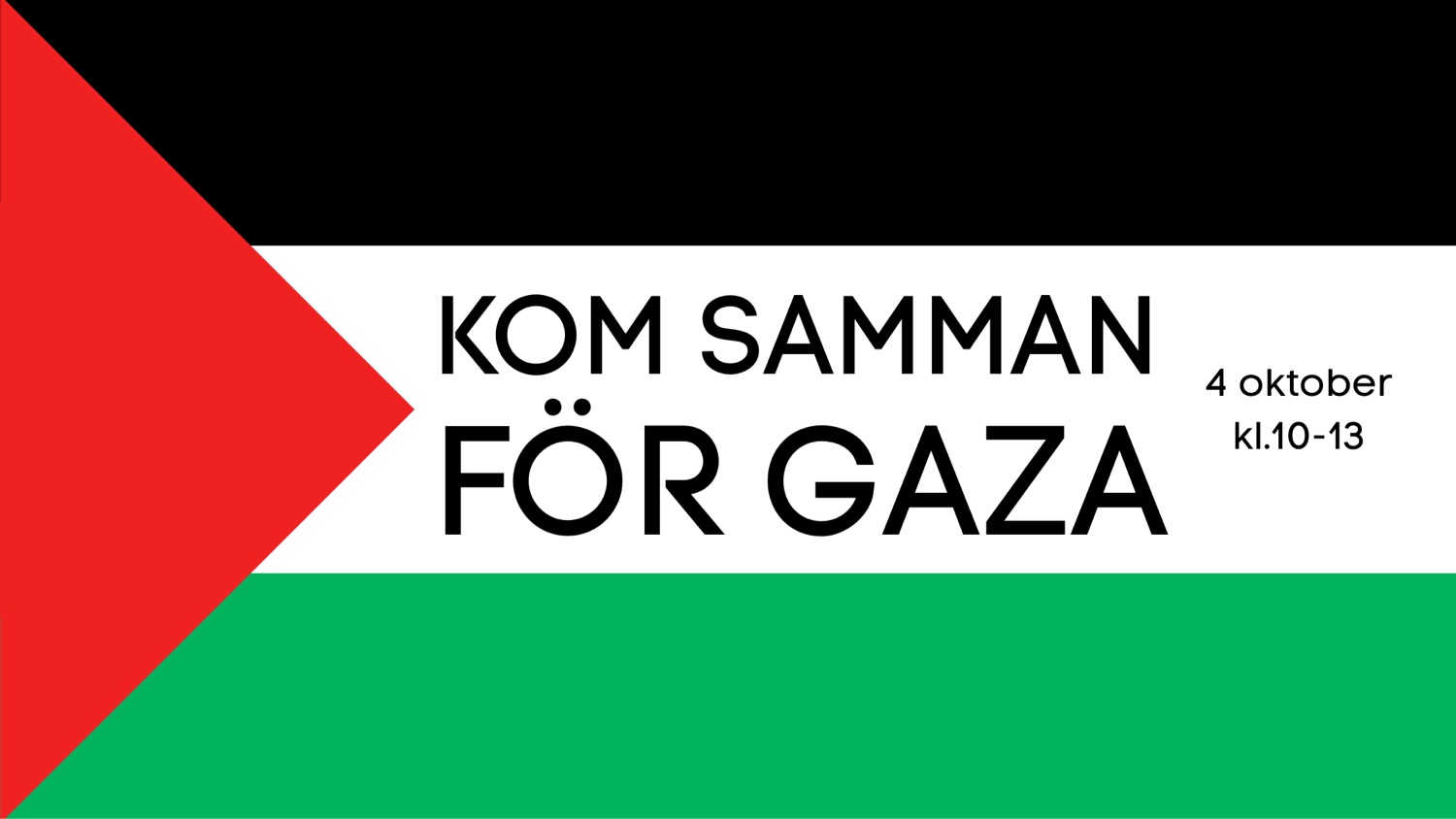Kom samman för Gaza