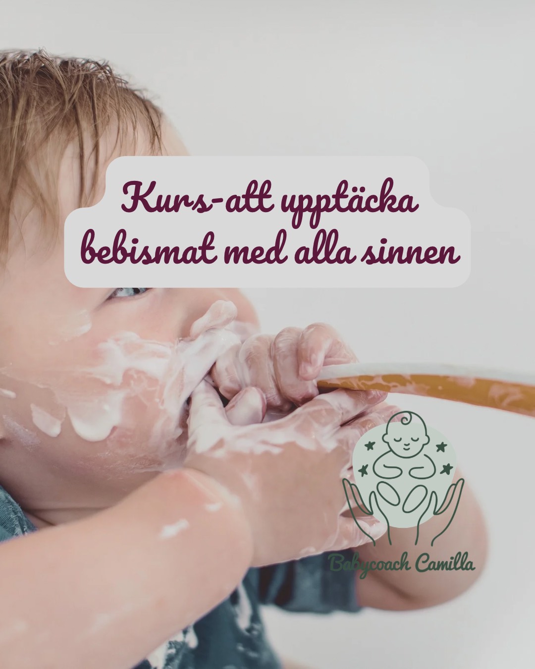 Att upptäcka bebismat med alla sinnen