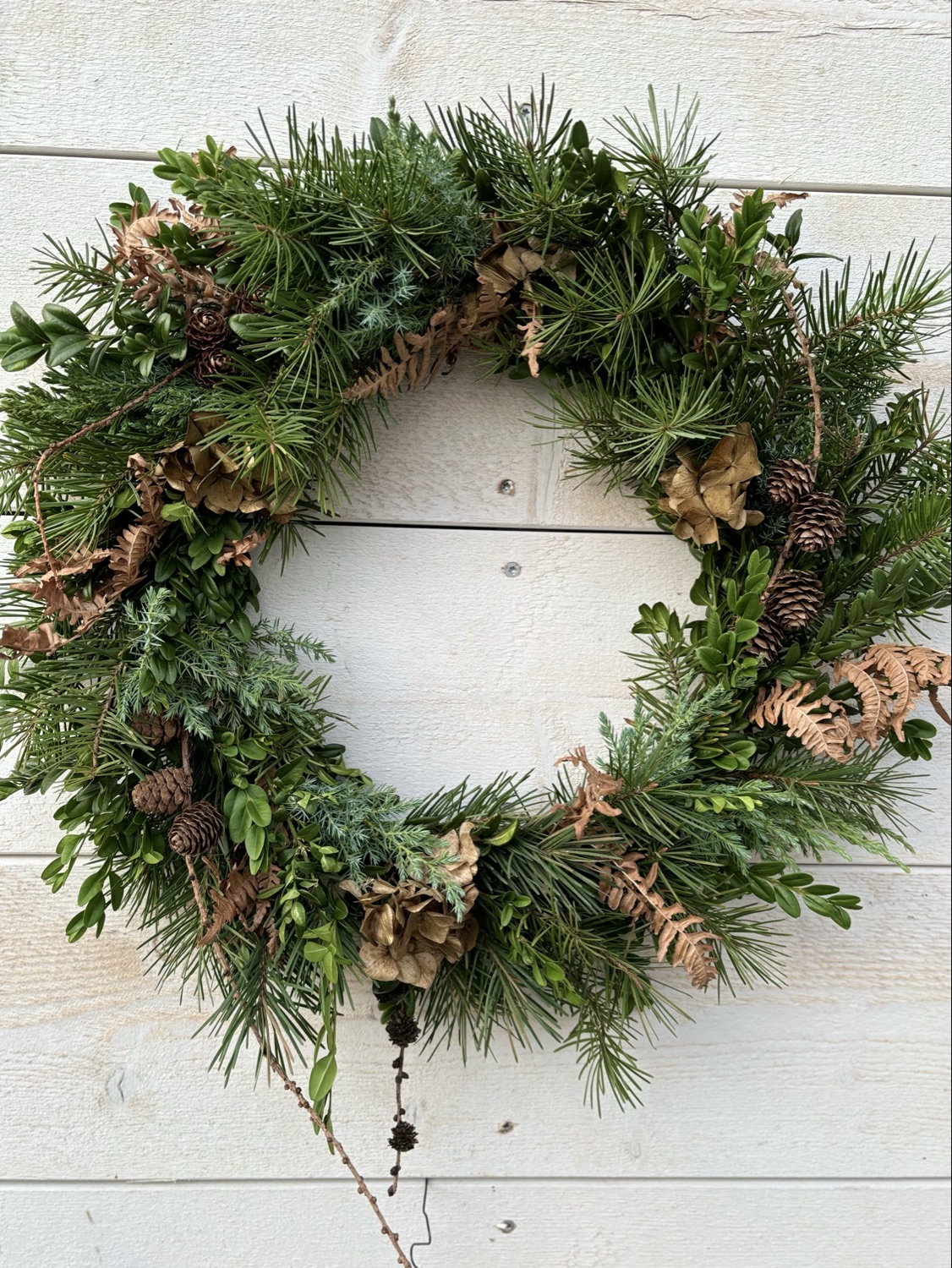 Bind julens dörrkrans