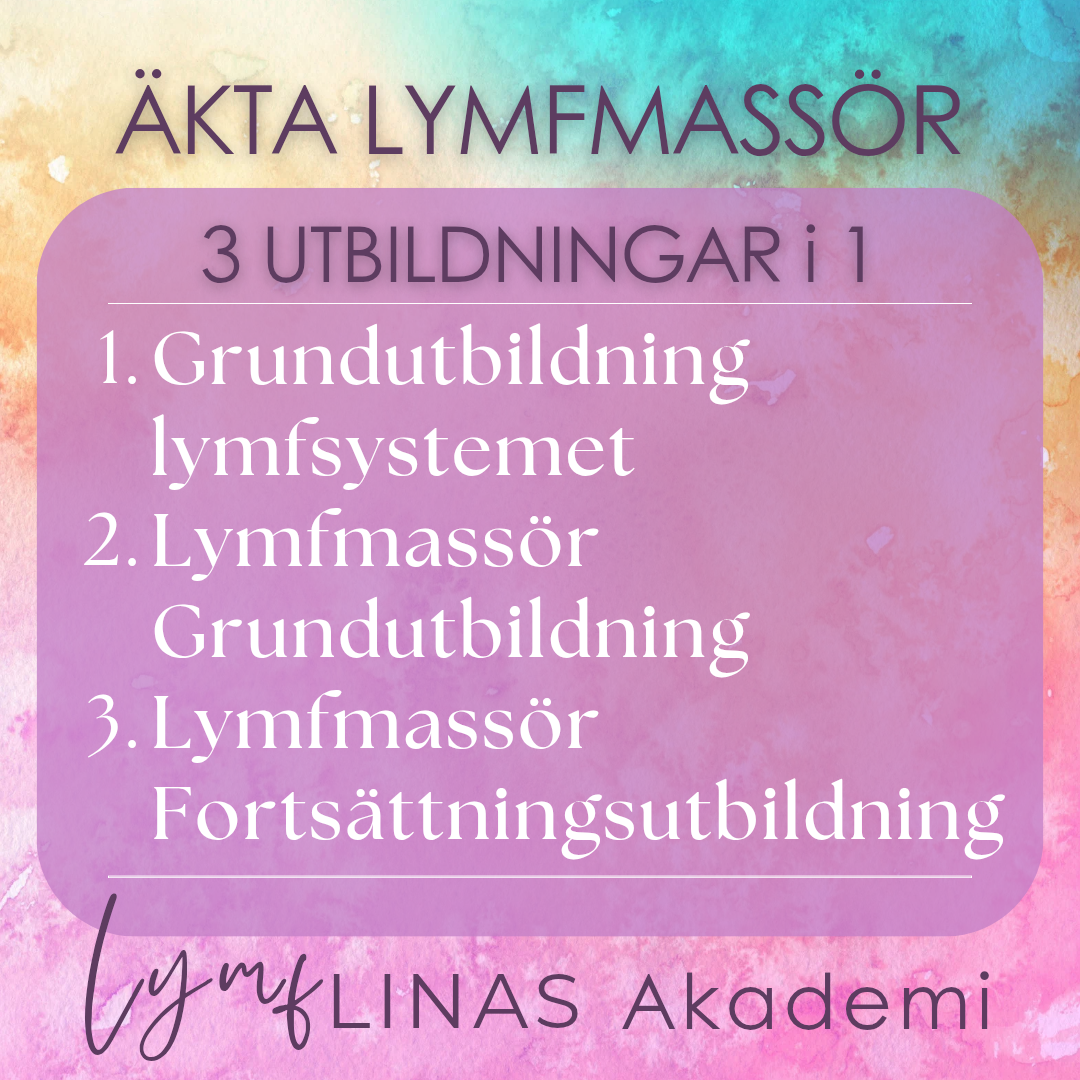 Yrkesutbildning Lymfmassör + Grundutbildning i Lymfsystemet