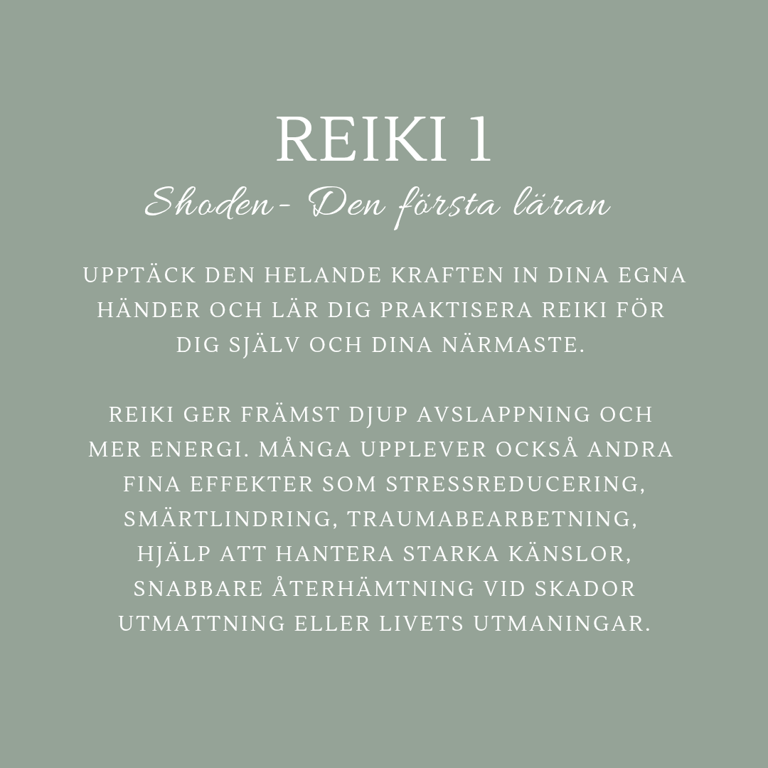 Reiki 1 - Shoden