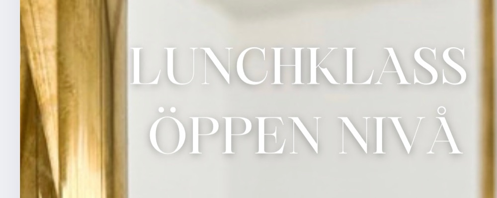 Poledance ÖPPEN NIVÅ - Lunchklass