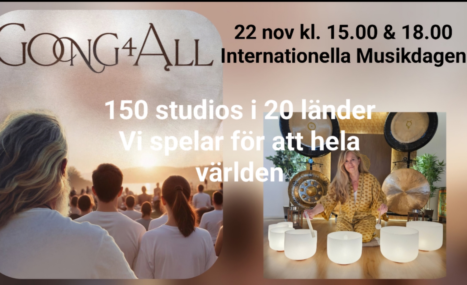 GONG4ALL internationellt Sound Therapy event