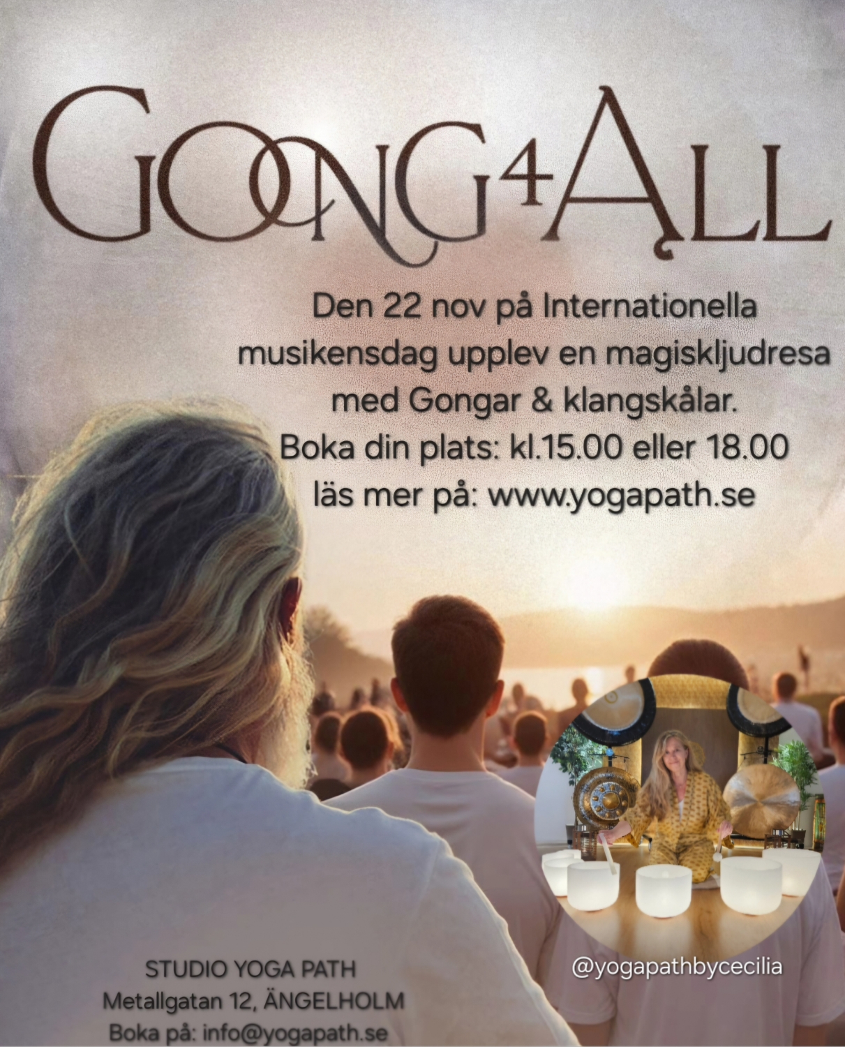 GONG4ALL internationellt Gongbad & Sound Therapy event