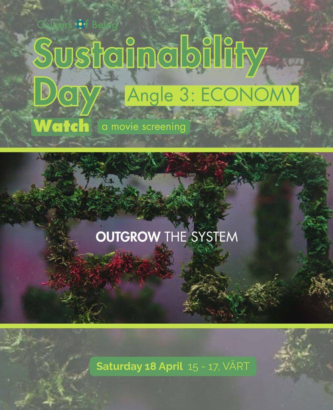 Movie Screening - Outgrow the System at Sustainability Day