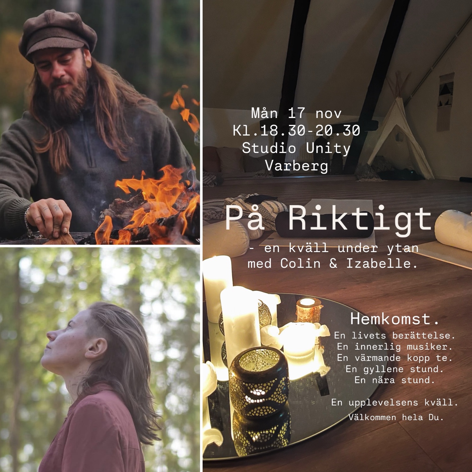 En kväll På Riktigt - under ytan med Colin & Izabelle 120min