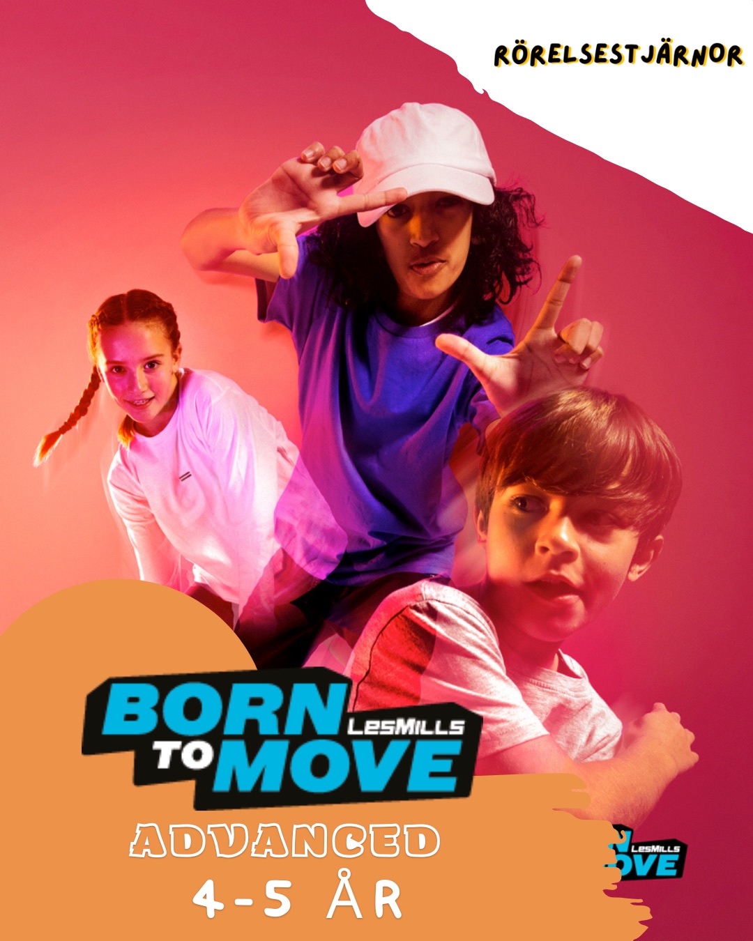 ADVANCED Born To Move 4-5 år (Les Mills)
