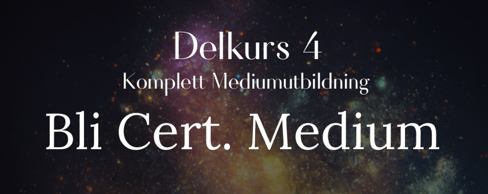 Mediumutbildning delkurs 4 (kull 4)