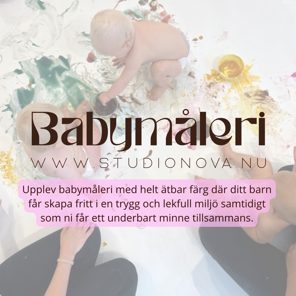 Babymåleri med ätbar färg