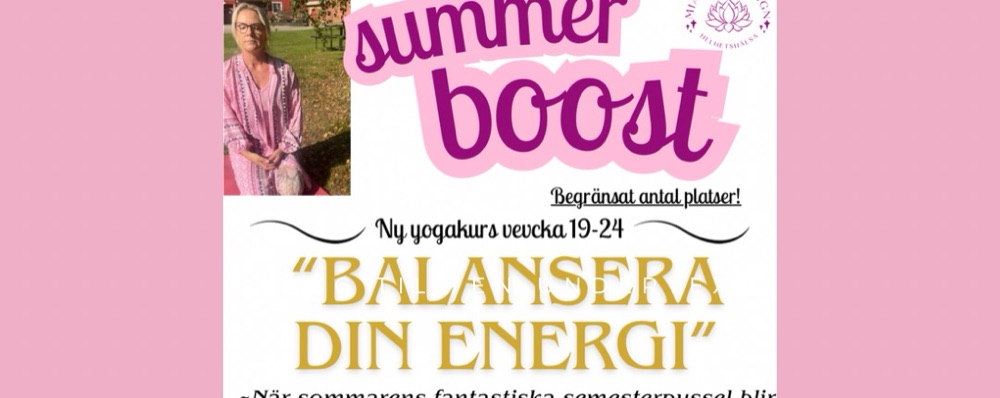 Balansera din energi