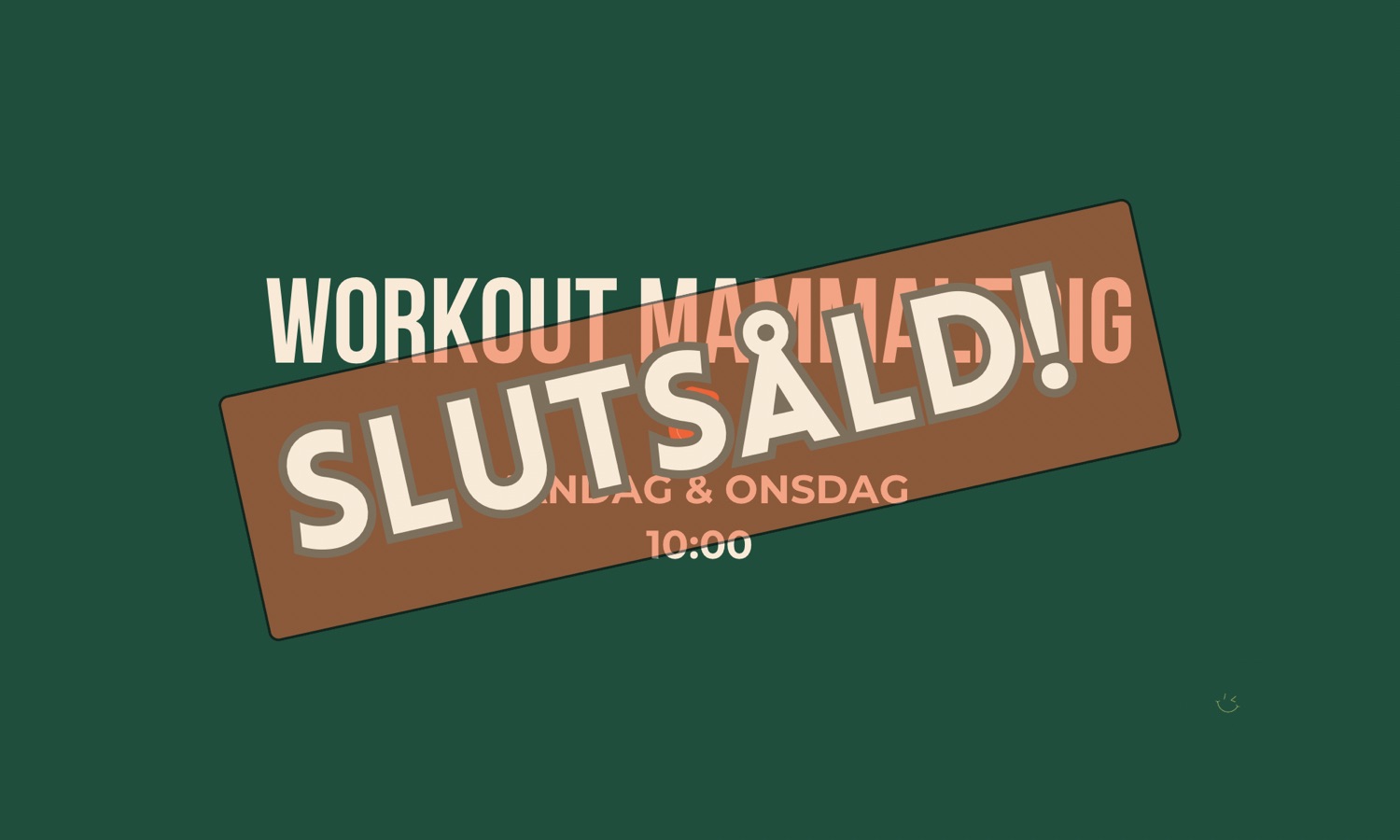 Workout Mammaledig Måndag + Onsdag 10:00